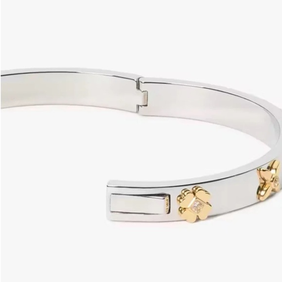 $128 Kate Spade Heritage Bloom Hinged Bangle - Picture 4 of 7